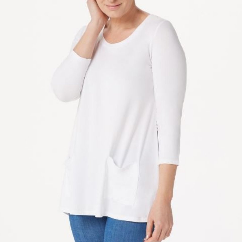 Logo Rayon 230 Top With Swing Hem 5233